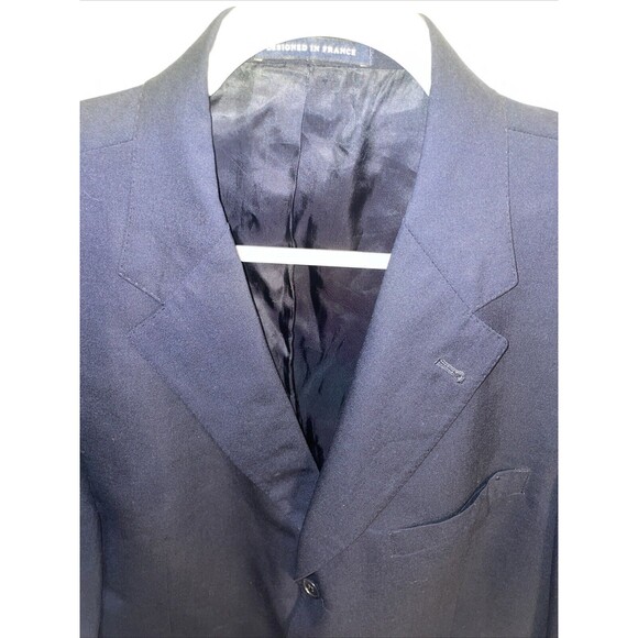 Daniel Cremieux Men’s Dress Blazer Size 42R Black Ing Loro Piana Business Formal - Picture 4 of 12